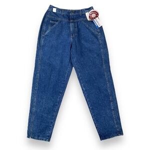 Cap Ferrat Jeans Womens Size 14 (ACT 28x27) Blue High Waisted Tapered USA NWT